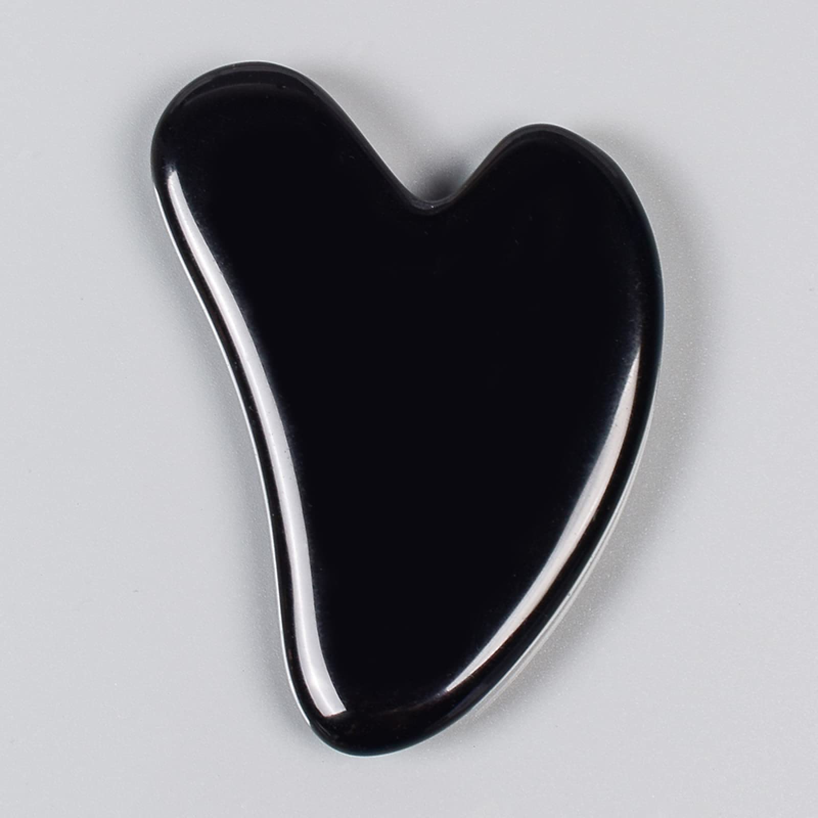Herramienta de obsidiana Negra Rodillo Facial Conjuntos de Herramientas Gua Sha Masajeador de Cristal de Piedra Natural Masaje, Herramienta guasha decoración de la habitación