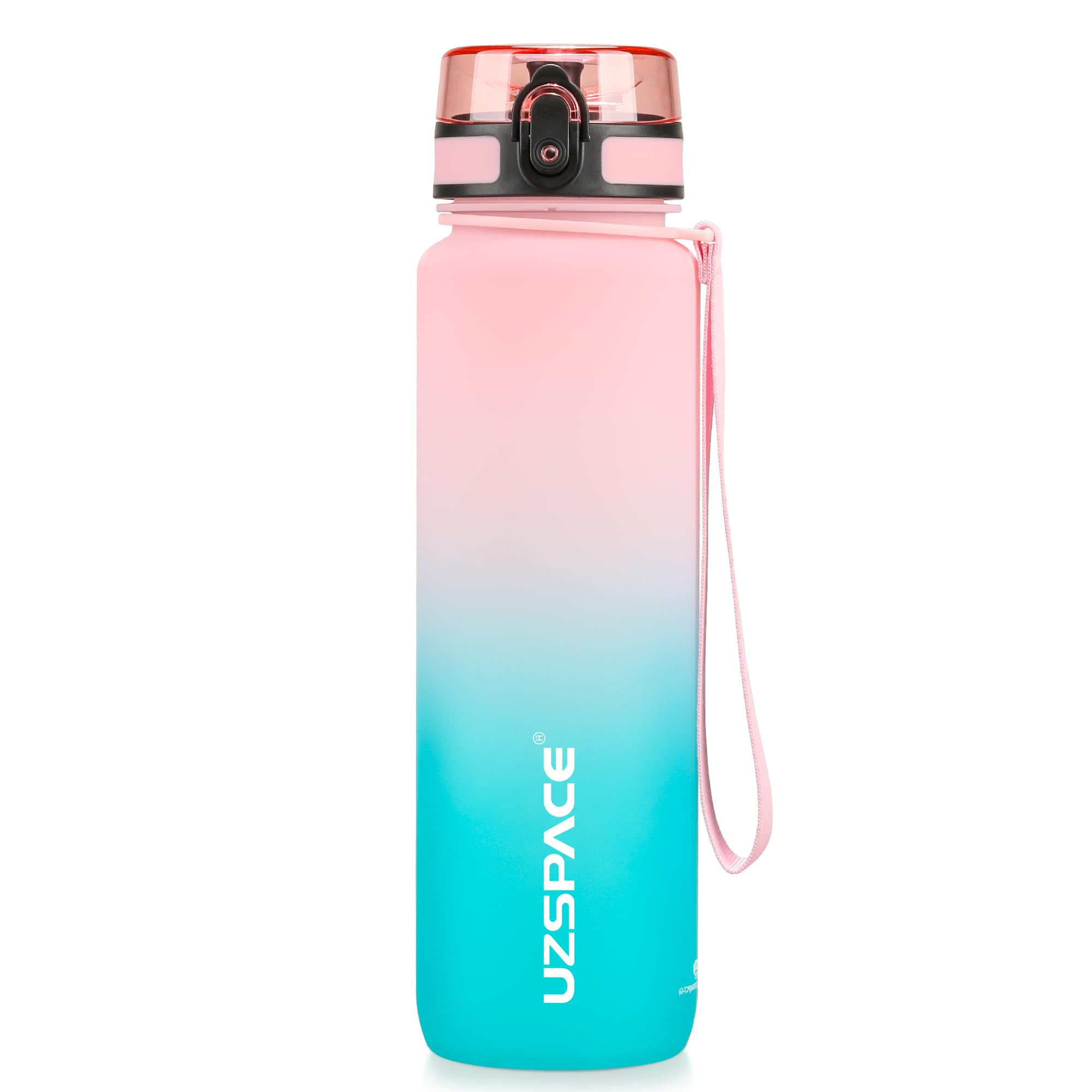 UZSPACE Botella Agua Deportiva,500ml/800ml/1000ml/1.5l, Tritan Botella Agua Sin BPA. Evitar Fugas de Agua y Ideal para el Ejercicio y los Deportes al Aire Libre — view 65