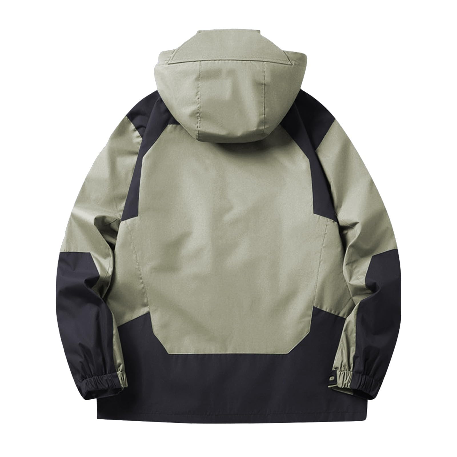 Chubasquero para hombre, impermeable, ligera, cortavientos, trekking, chubasquero con capucha, transpirable, chaqueta con capucha con cremallera, impermeable, deportiva, informal, moderna, impermeable