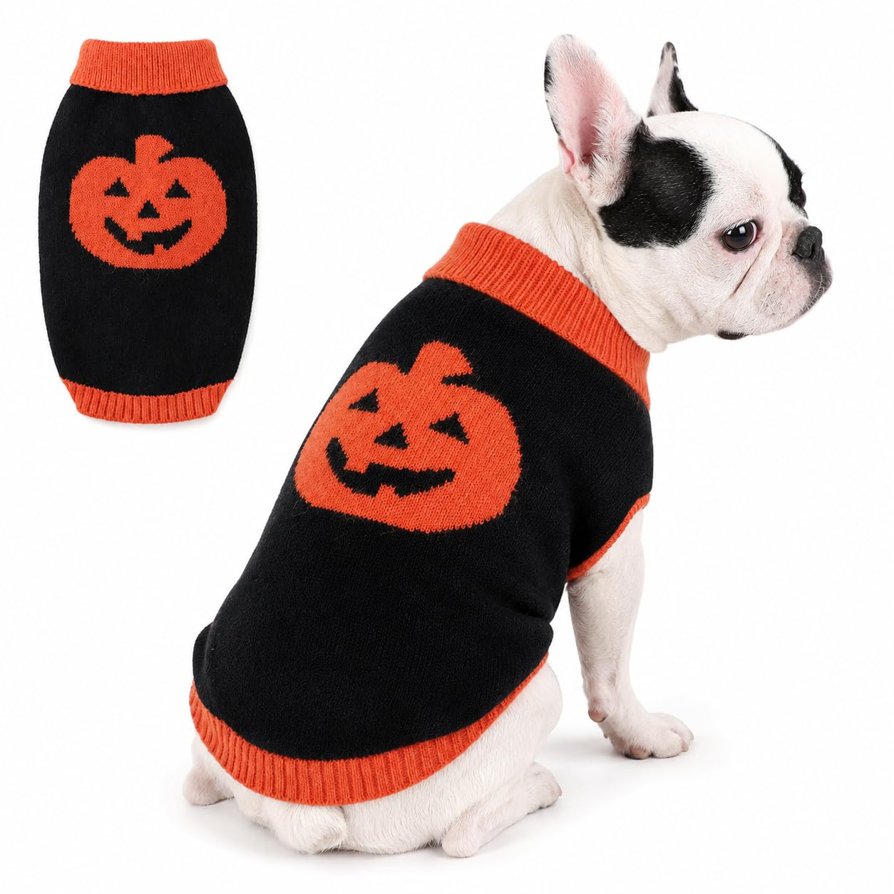 Fenralomi Dog Halloween Sweater Pet Costume for Small Medium Dogs Cats
