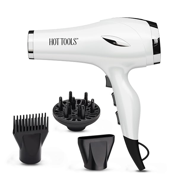 Hot Tools Pro Artist 2400 Turbo Ceramic + Ionic Hair Dryer | Fast Dry, Lightweight