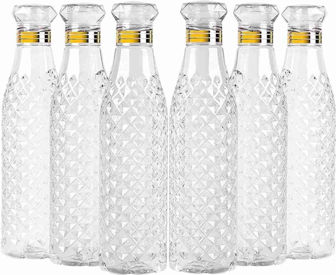 Diamond Design Water Bottle, 1 litre for restore, kitchen, home, Office, Sports, School, Travelling, Gym, Yoga, water bottle with diamond cap (6)