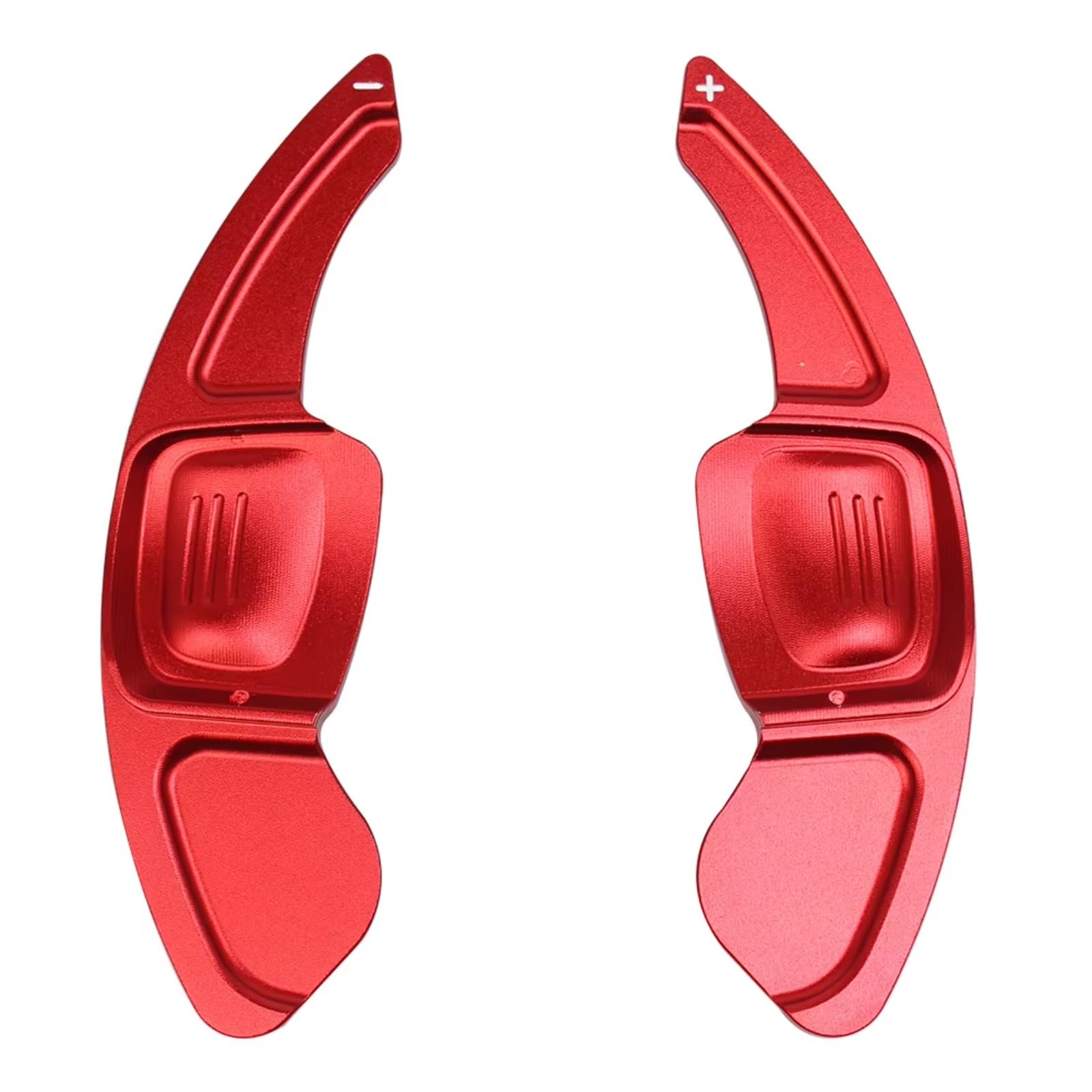 ZTGUIOQ Paddle Shifter Extensions Compatible with Vw for Touron for Touareg for CC for Phideon Car Steering Wheel Shift Paddles Shifter Extension(Red)