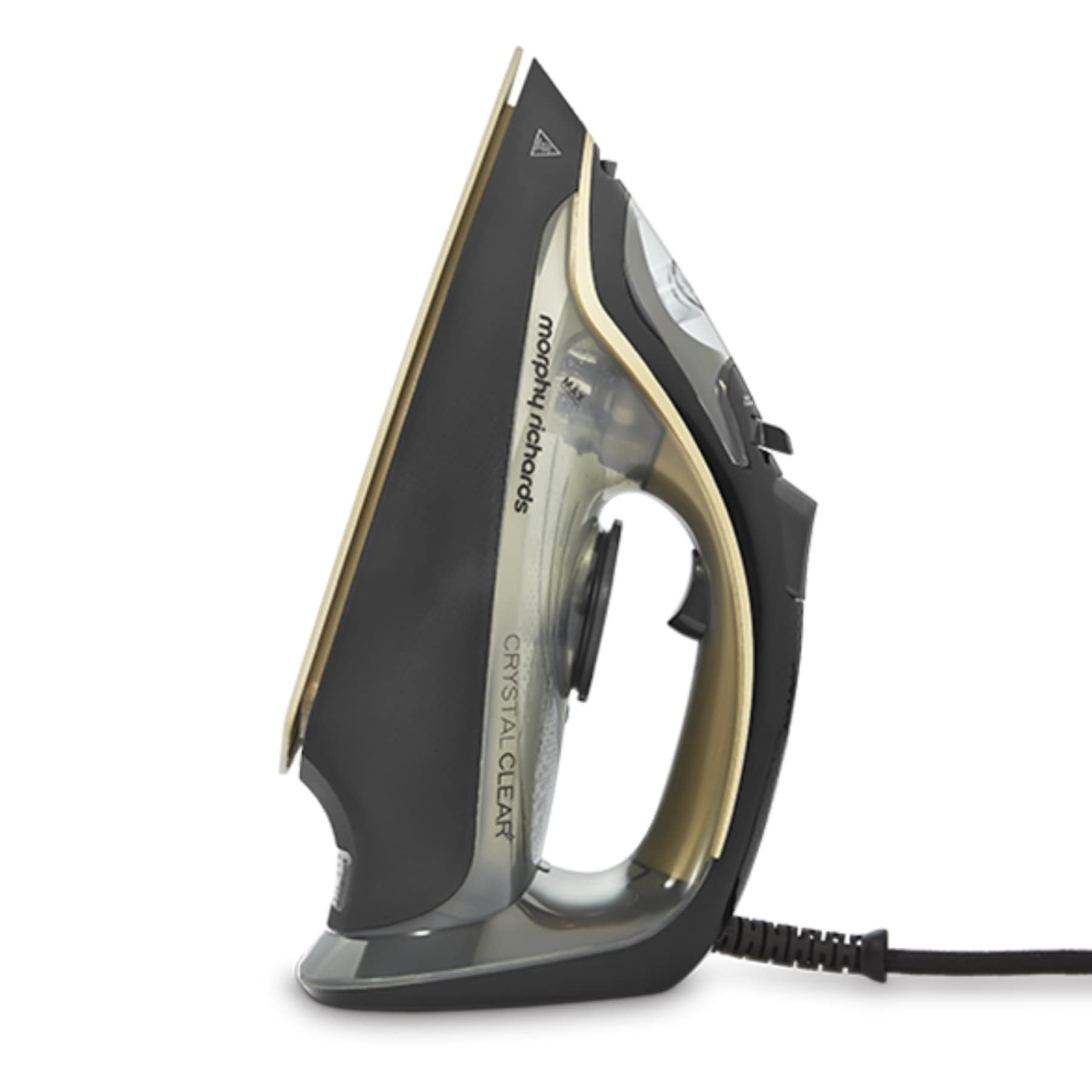 Morphy Richards Steam Iron Crystal Clear Gold 2.5m Cable Easy Fill Auto Shut off