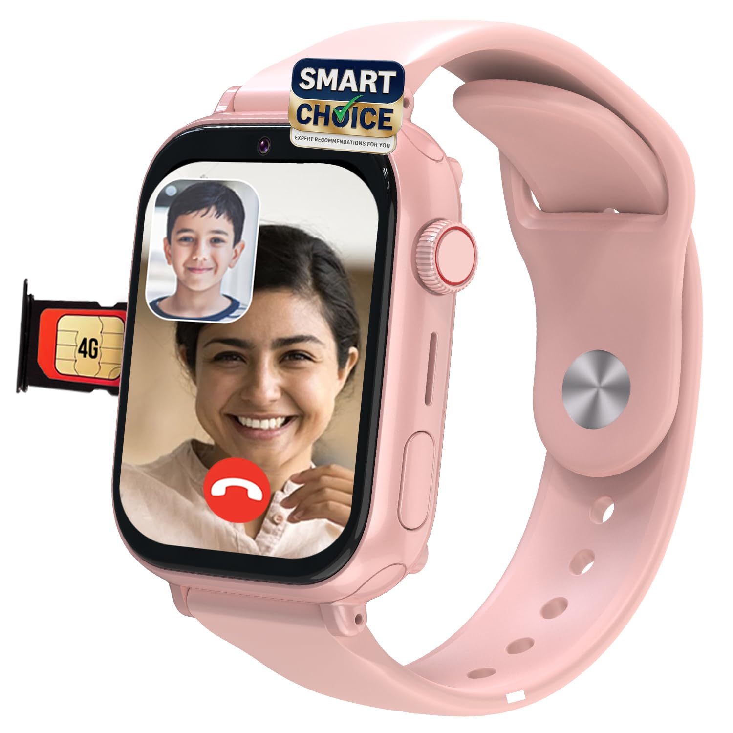 sekyo 'Magic Pro' Kids GPS Smart Watch |Precise & Real-time Location, 4G/5G Sim Card, Video Call | Camera, 7 Games, History Route, Pedometer, Geo Fence, SOS | Smartwatch for Kids, Boys, Girls -Pink-image-39