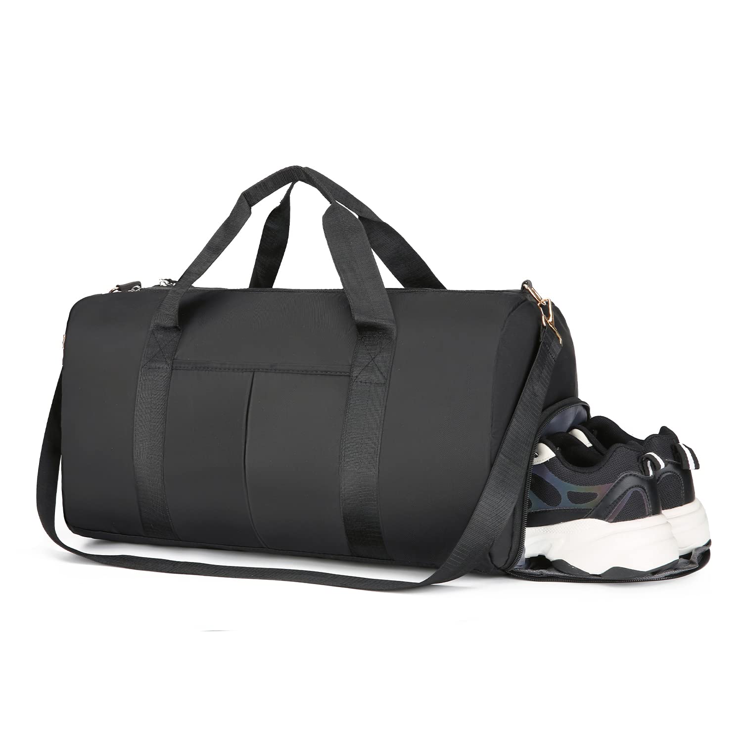 Gym Bag for Women, Waterproof Travel Duffel Bag with Shoes Compartment ...