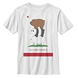 Boy's We Bare Bears California Republic Bear Stack T-Shirt