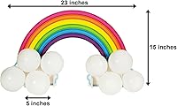 Vista 2 de Kit de centro de mesa de globos arcoíris - Hace 1