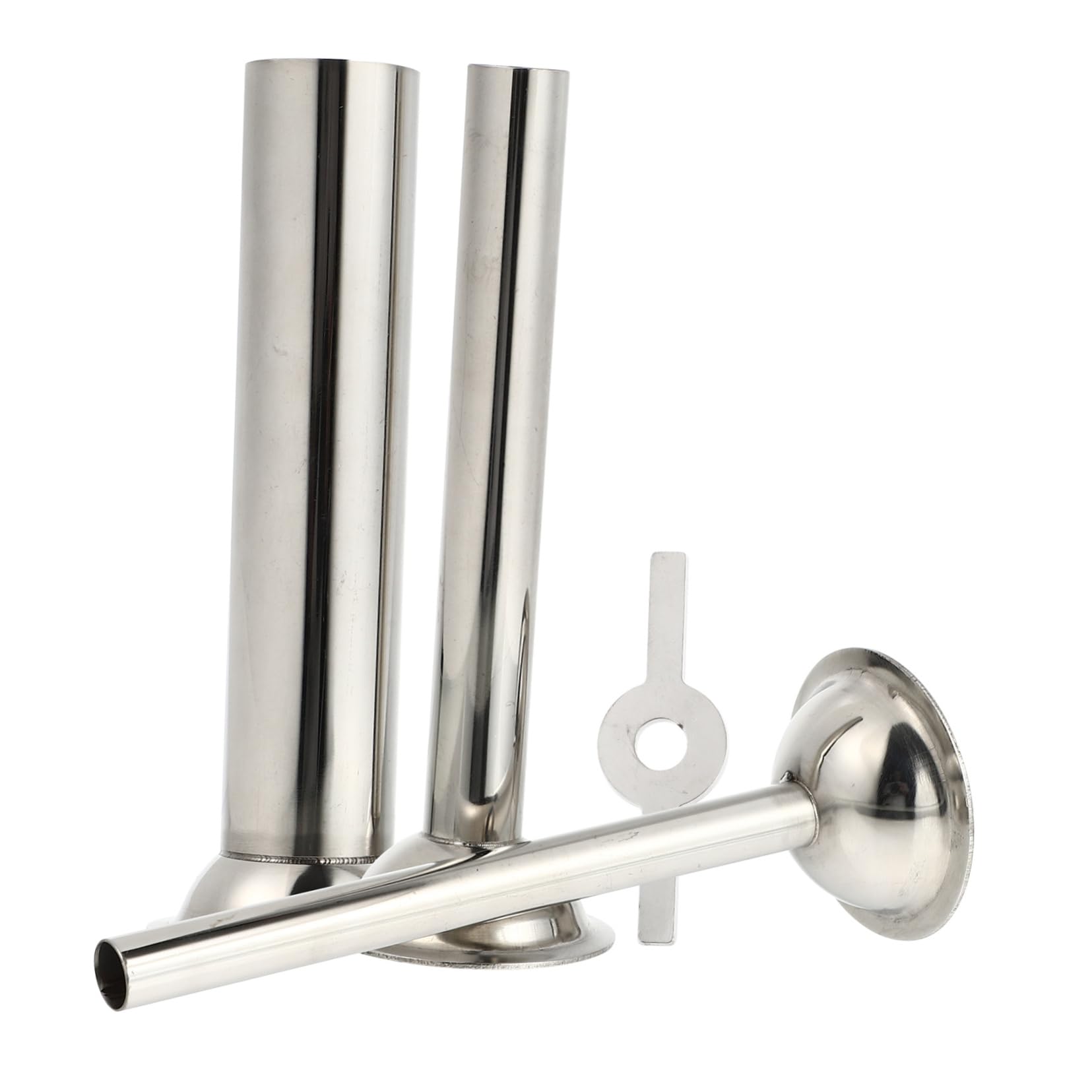 PRETYZOOM Upgrade Your Meat Grinder Non-rusting Sausage Making Kit Sausage Funnel Retainer Ring Mm Mm Mm Casings