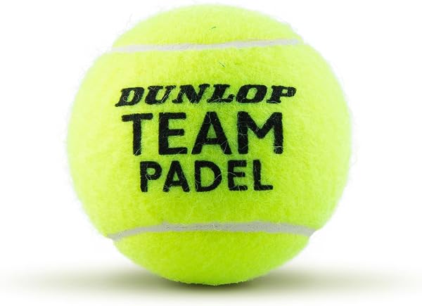 Dunlop Team Padel Padel Balls for Leisure and Training Games (Pack of 3) - 2