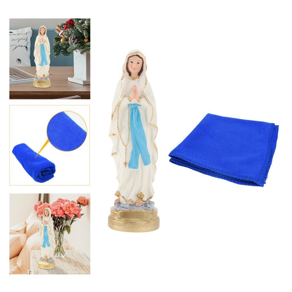 Marienstatue, Christliche Skulptur, Figur, Katholische Kollektion, Harzornament, Geeignet Als Jubiläumsgeschenk, Bürodekoration, Heimkolle