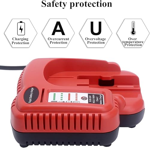 Miniatura 6 de BDCCN24 BDFC240 Multi-Volt Cargador de batería para Black+Decker FSMVC 18V 14.4V 12V 9.6V 24V NiCD & NiMH Batería Negro & Decker Firestorm HPB18