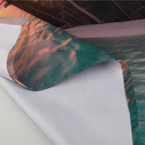 Miniatura 4 de Cloth Napkins Set of 6 Palm Tree 20x20 Inch Cloth Napkins Sunset Beach Washable Reusable Kitchen Dinner Napkins Table Decor for Wedding, Holiday