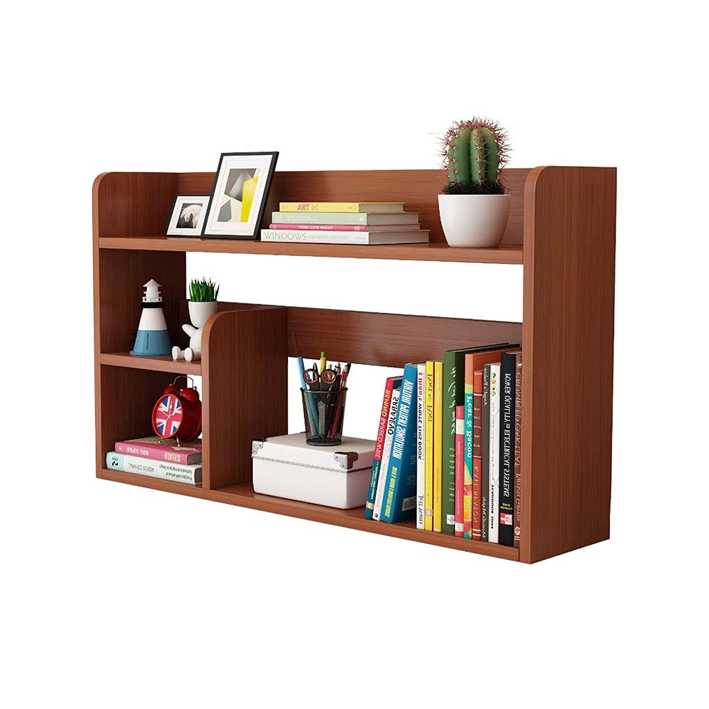 Genérico Estantería portátil Estantería de Escritorio Estantes de Madera de múltiples Capas Estantes para Archivos de Oficina Estantes para Libros Estante de Almacenamiento de Cocina Estant