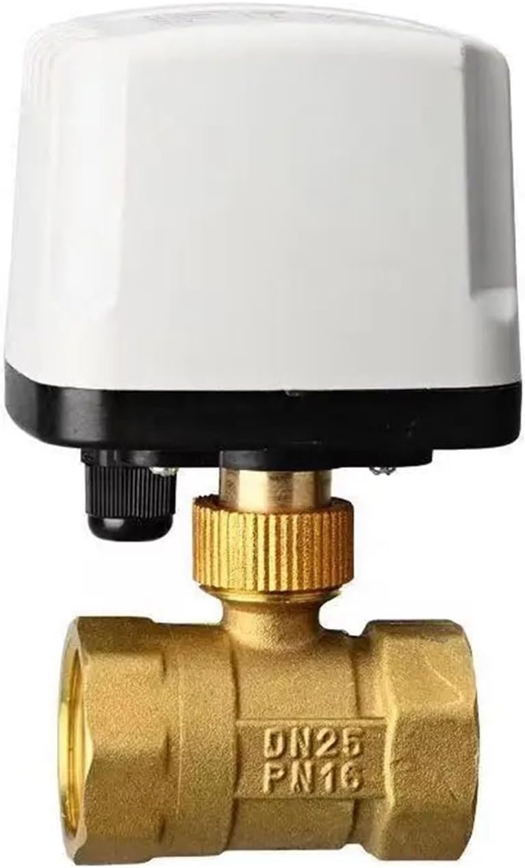 1/2" 3/4" 1" 2" Electric Ball Valve 3-wire 2-way Control Brass Waterpoof(1/2",12VDC)