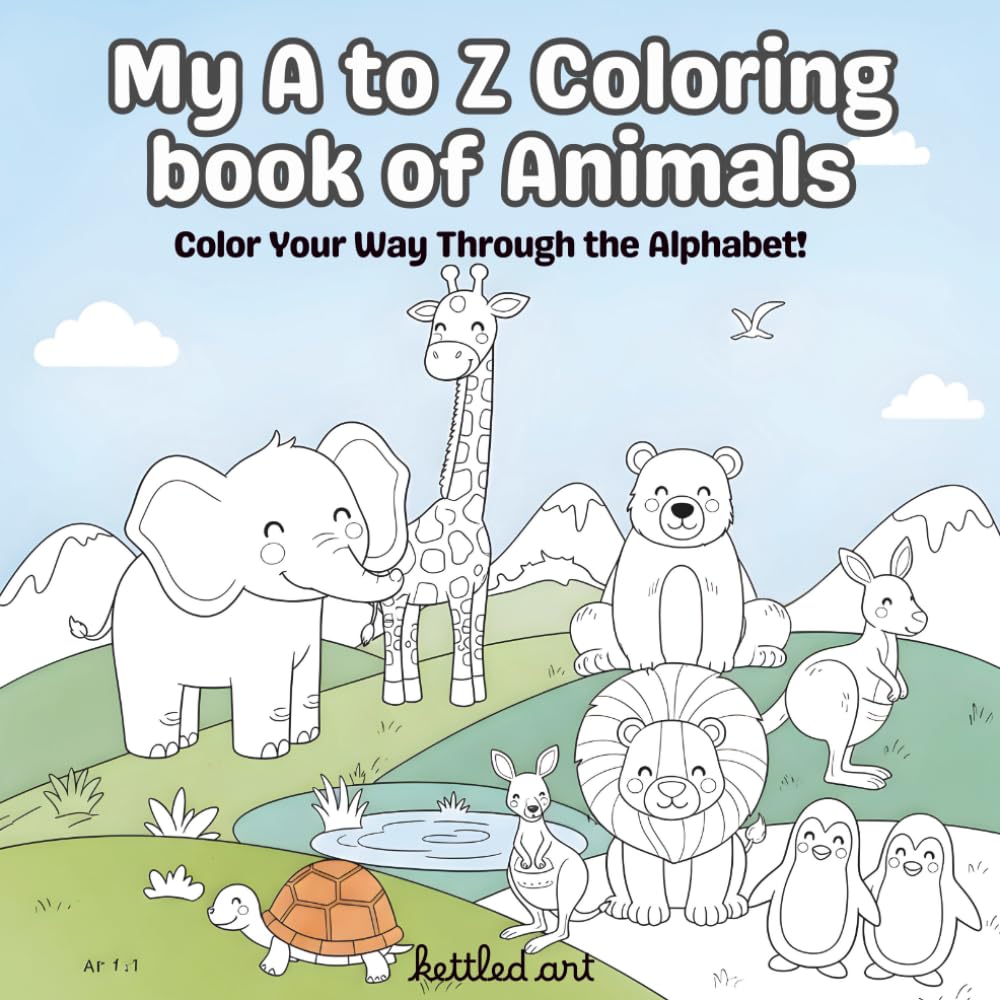 My A to Z Coloring book of animals