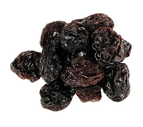 Nuts To You - Pasas de llama secas negras frescas de 1 libra Pasas de llama sin semillas, sin OMG, veganas, sin sulfuro, aperitivo de impulso de