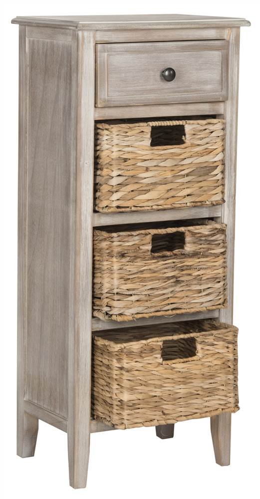 Safavieh American Homes Collection Michaela Vintage White Side Table