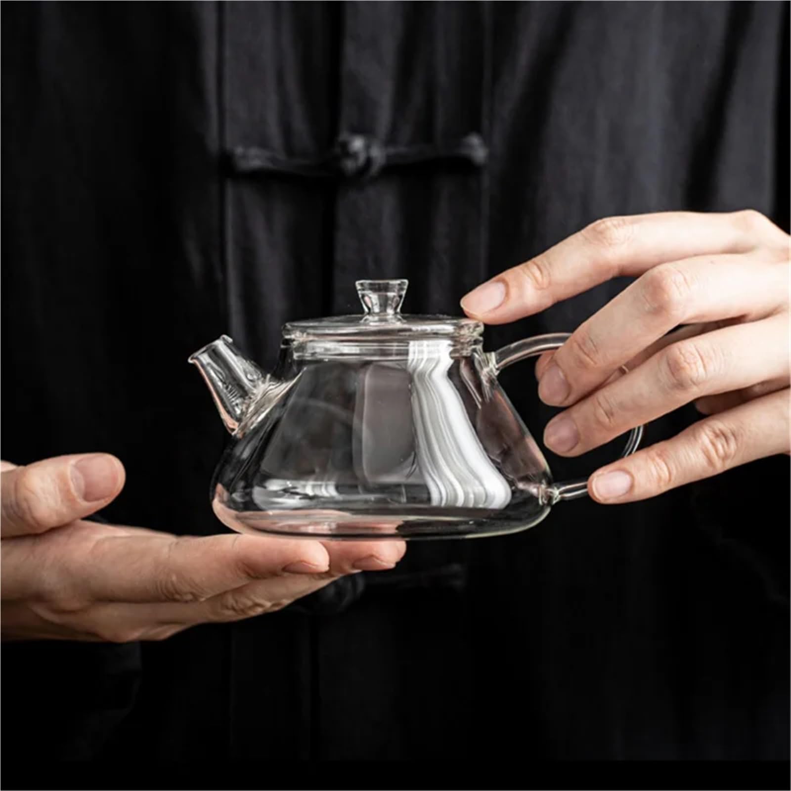 Teekanne Kleine Kapazität 200 ml hitzebeständige Mini-Teekanne aus Glas mit Filter for Brauen von Blumenteekesseln for den Haushalt Kung Fu Topf Teegeschirr