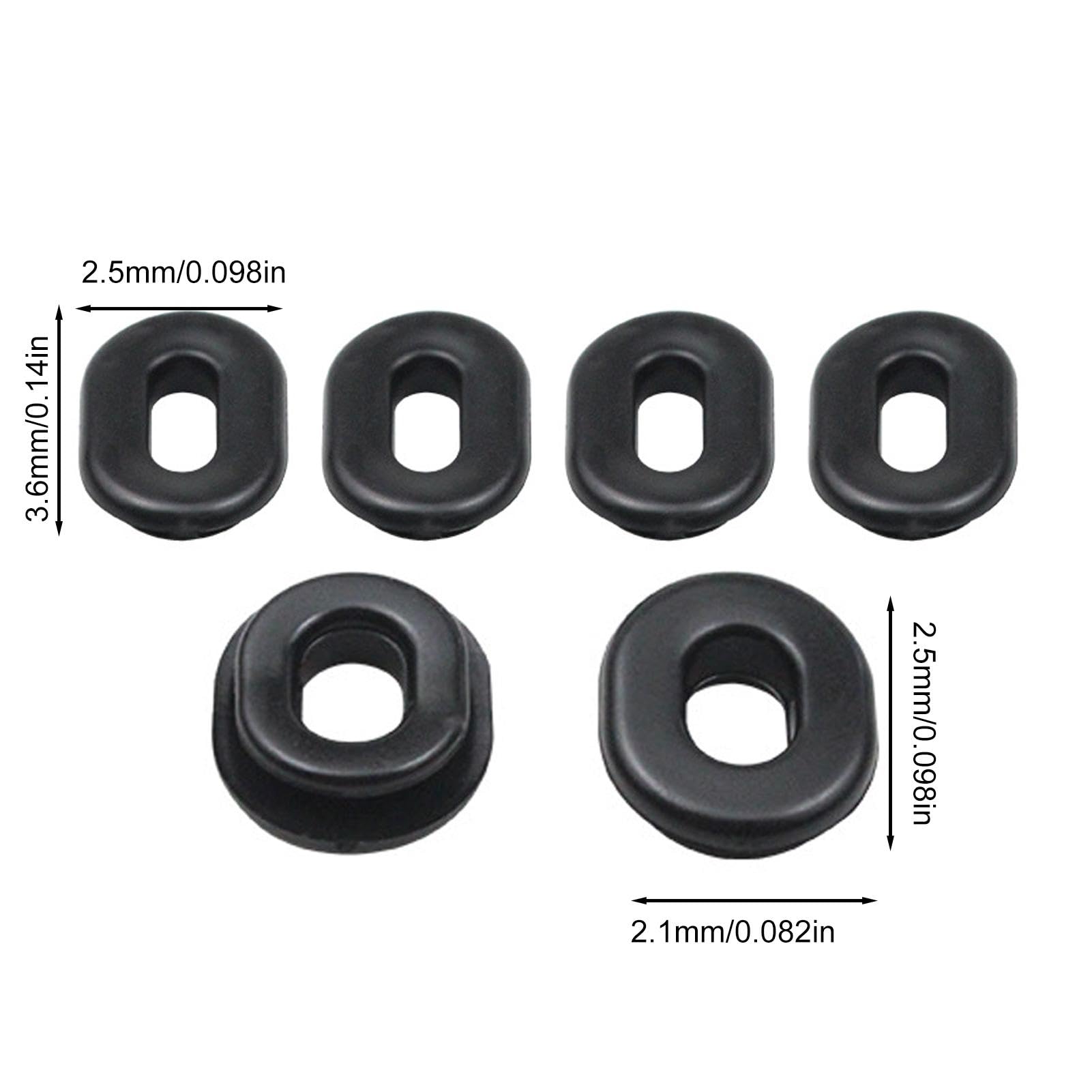 Motorrad Gummiringe Set - 6-tlg. Gummi-Ösen Für Verkleidungen & Abdeckungen