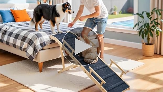＜NOMADIS＞DOGGY’S Petit Amazon.com : Dog Ramp for Bed with Rails, Foldable Pet Ramp