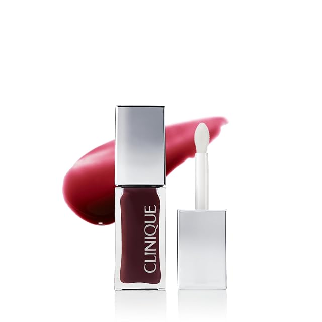 Clinique Pop Lip Cheek Oil in 3 Iconic Shades in Black Honey Pink and Nude Honey Conditions Lips