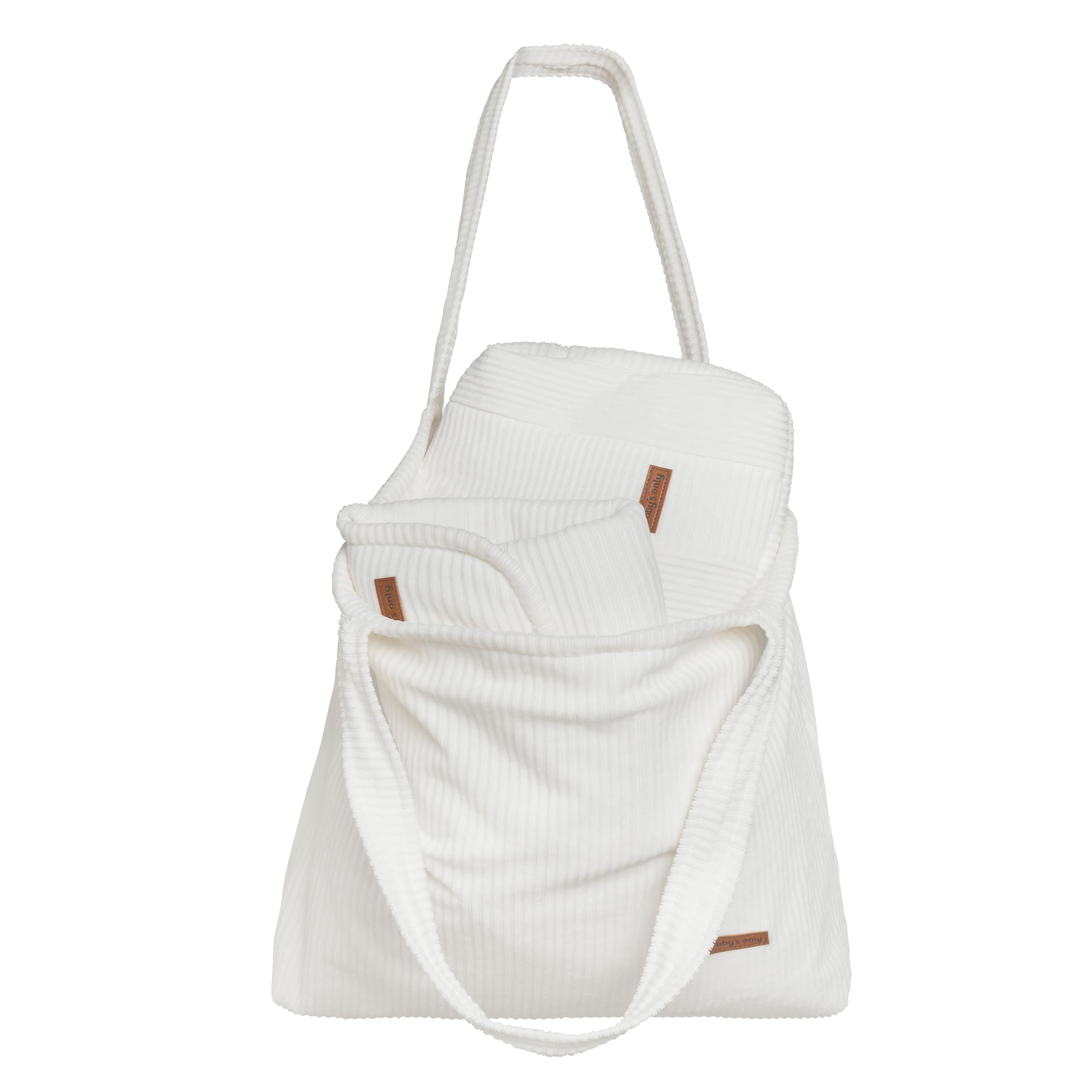 Baby's Only - Baby-Pflegetasche Sense - Wickeltasche - Kulturbeutel - Platz für Babypflegemittel - Perfekt für unterwegs - Weiß - 25x10x20 cm