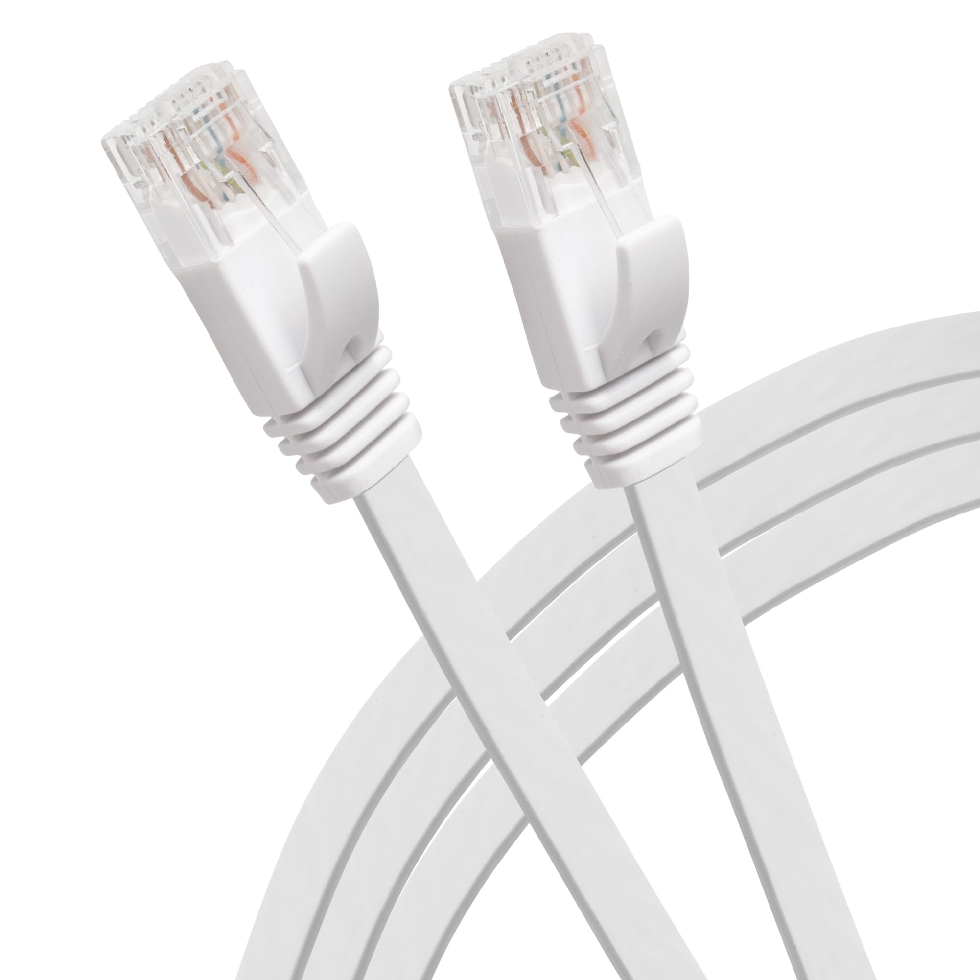Maplin White Rj45 Cat6 Utp Flat Ethernet Lan Cable - 30M