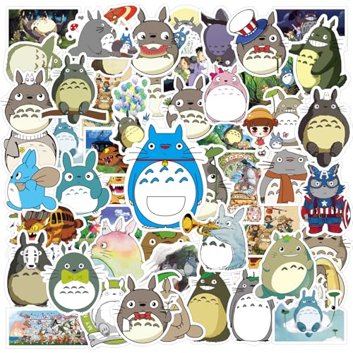 Ya en mundofriki.es: Juego de 50pegatinas Totoro impermeables Kawaii, stickers de anime Ghibli para guitarra, coche, equipaje, portátil, para niños y adultos