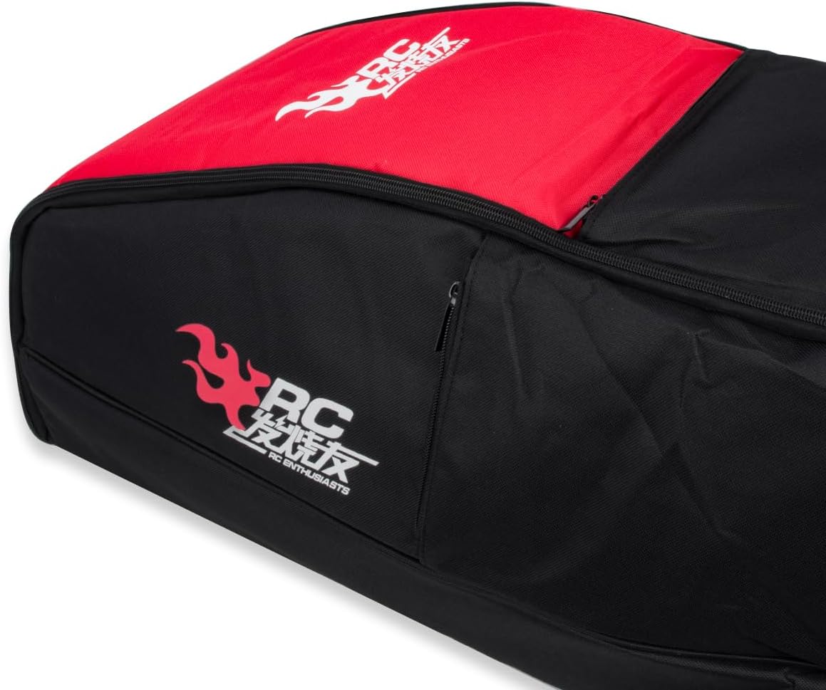 RC Car Storage Bag Outdoor Backpack Large Capacity for 1/10 RC Crawler Axial SCX10 90046 90047 Capra TRX4 TRX6 D90 TF2 CC01 Part (Red)