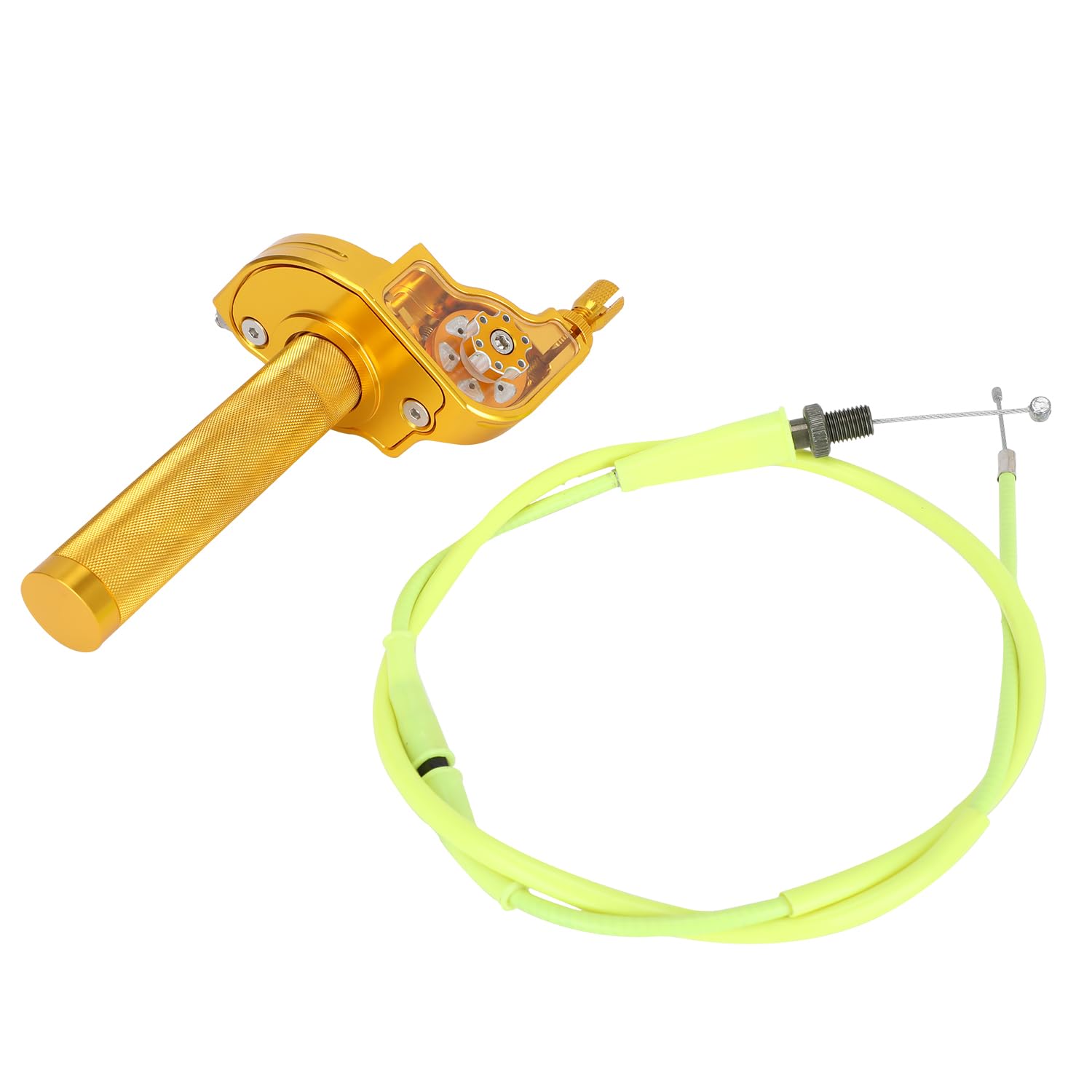 AnXin Manopola acceleratore per moto da 22 mm, ricambio rapido con tubo cavo per CRF50 KLX TTR 110 125 150 200 250CC Dirt Pit Bike Moto
