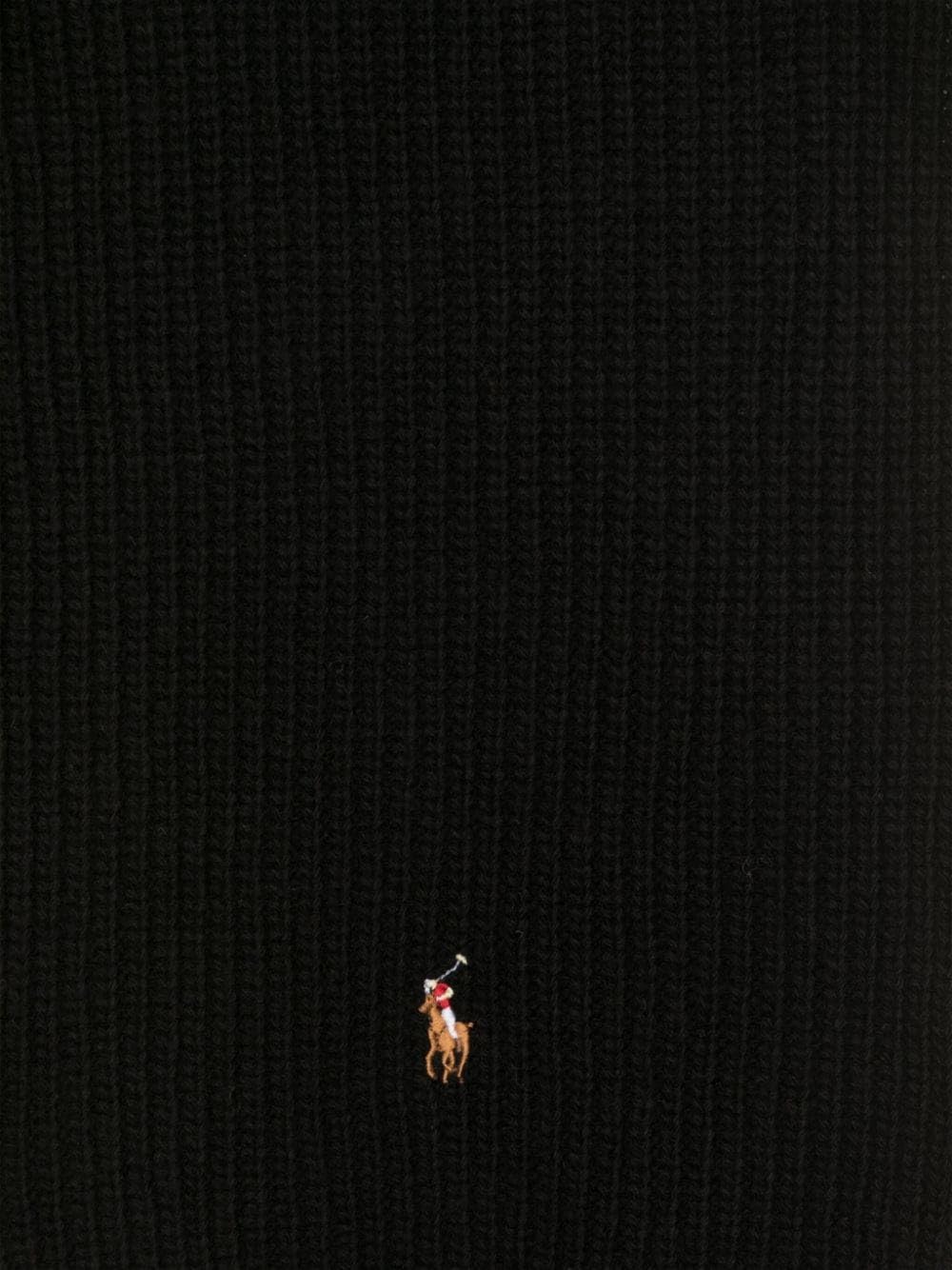 Ralph Lauren Polo Sciarpa con motivo Polo Pony misto lana/nylon riciclato