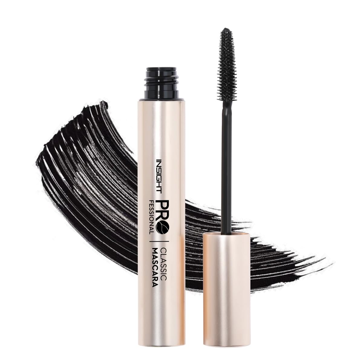 Insight Professional Classic Mascara | Volumizing, Lengthening & Defining | Clump-Free | Smudge-Proof | Jet Black – 10g-image-0