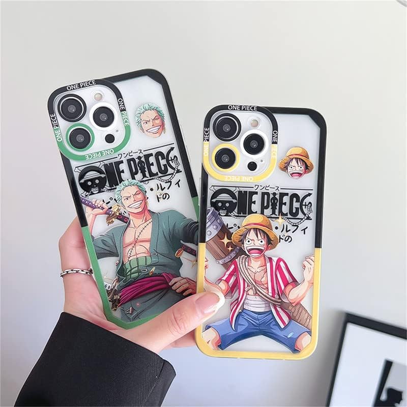 Miniatura 4 de Cool Japan - Funda de anime transparente de dibujos animados compatible con iPhone 12 Pro con patrón de silicona suave de TPU transparente con