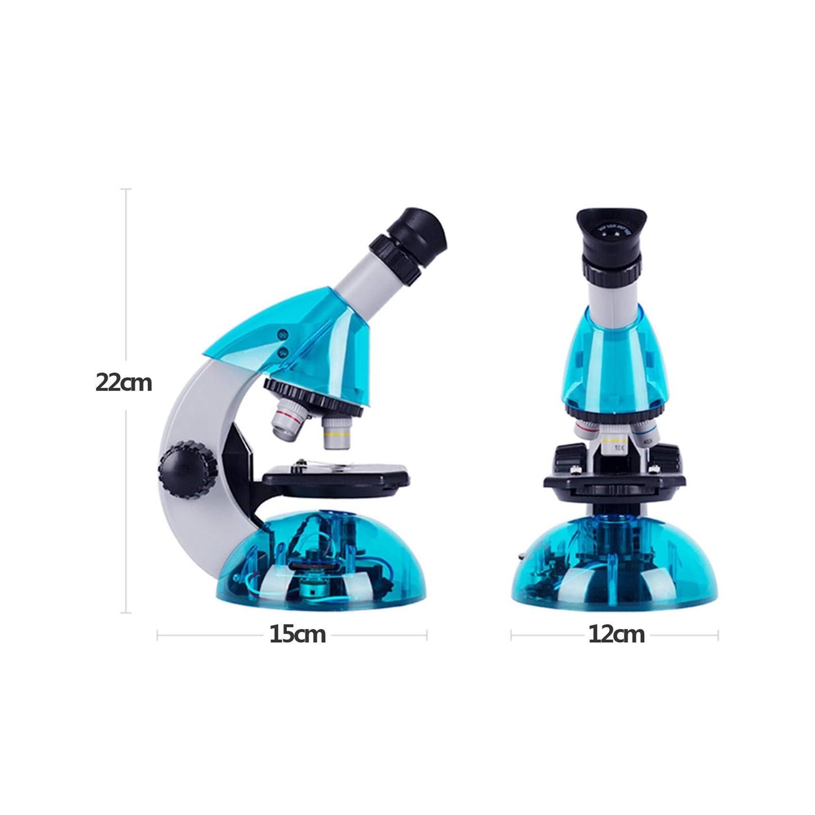 microskop Mikroskop-Set for Kinder, Studenten, Monokularmikroskop 1000X for Labor, Schule, Bildung, Wissenschaft, Anfänger digitales mikroskop