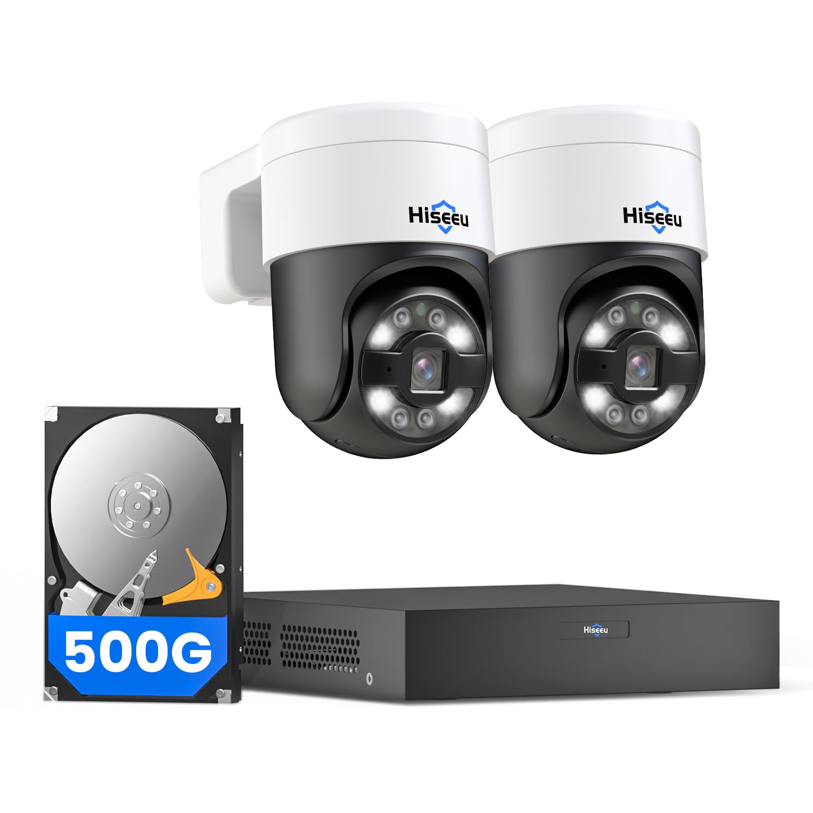 Photo 1 of Hiseeu 6MP PoE PTZ Camera System with 2x 5MP Cameras