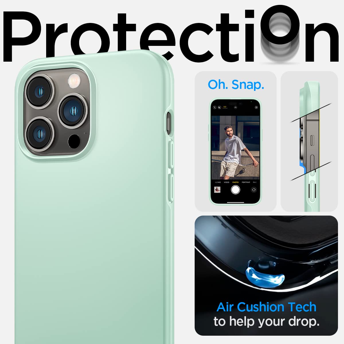 Spigen iPhone14Pro ケース 薄型　サンドベージュ Spigen iPhone14Pro ケース 薄型 サンドベージュ - メルカリ