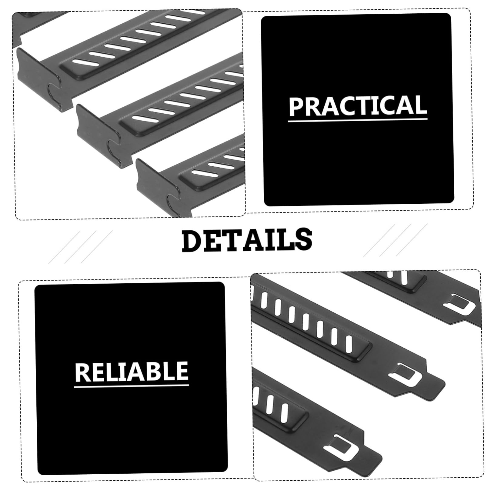 4 Set Piastra Copertura Pci Inossidabile Per Computer Design Con Inclinati Per Dissipazione Calore E Protezione Polvere Compatibile Con Case Standard E Full Profile 20 Pezzi*4