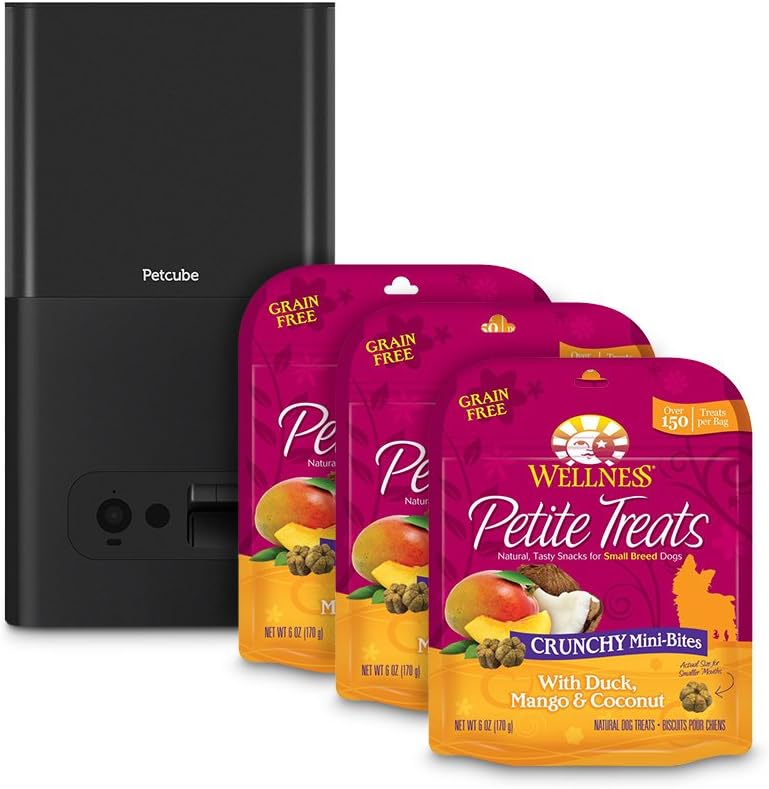 Petcube Bites Pet Camera (Carbon Black) with compatible