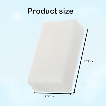 Foam Filter Pads Replacement Compatible with Aqua Clear 50 200 Aquarium Bio Sponge(Pack of 8)