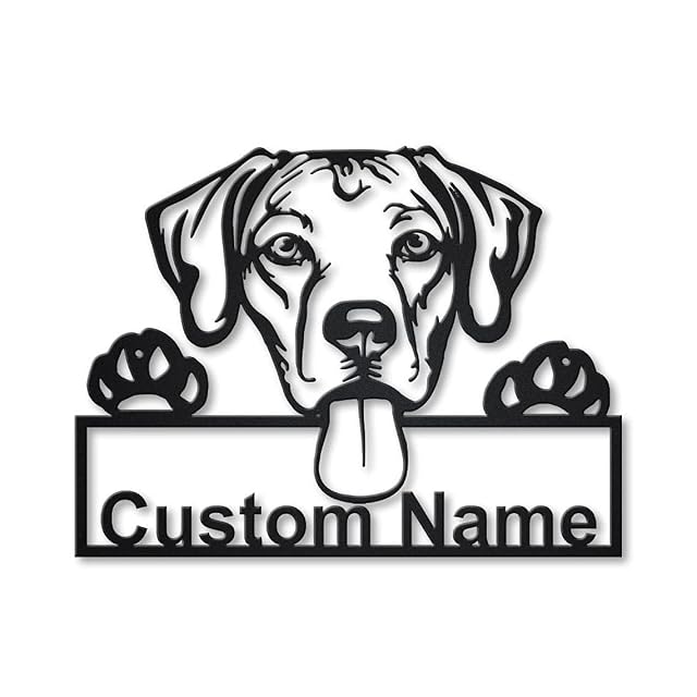 Foto 2 de 6 de Personalizado de la muestra del de madera del perro de Rhodesian
