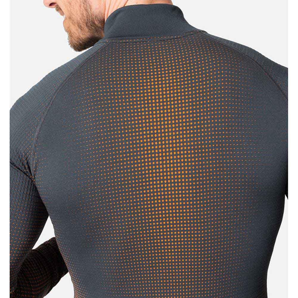 Odlo Koszulka Mężczyźni Bl Top Turtle Neck L/S Half Zip Performa