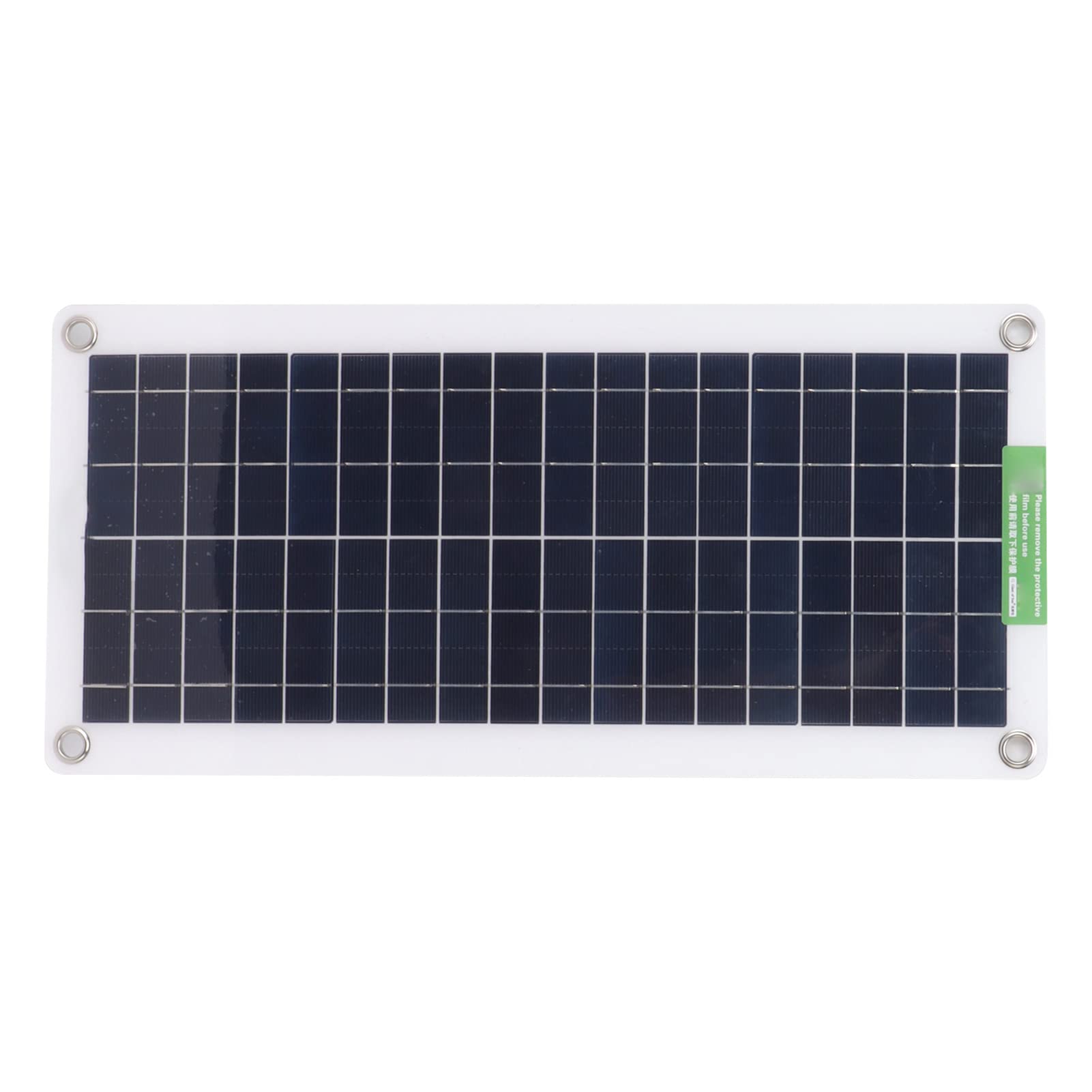 Pannello Solare, Set di Pannelli Solari Portatili da 30 W 18 V Pannello Solare Monocristallino da 30 Watt 18 Volt per Auto, Marina, Barca