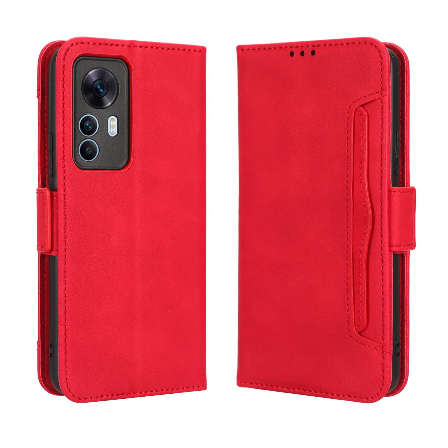 NEINEI Cover per Xiaomi 12 Pro 5G,Flip Custodia in Pelle Premium Case