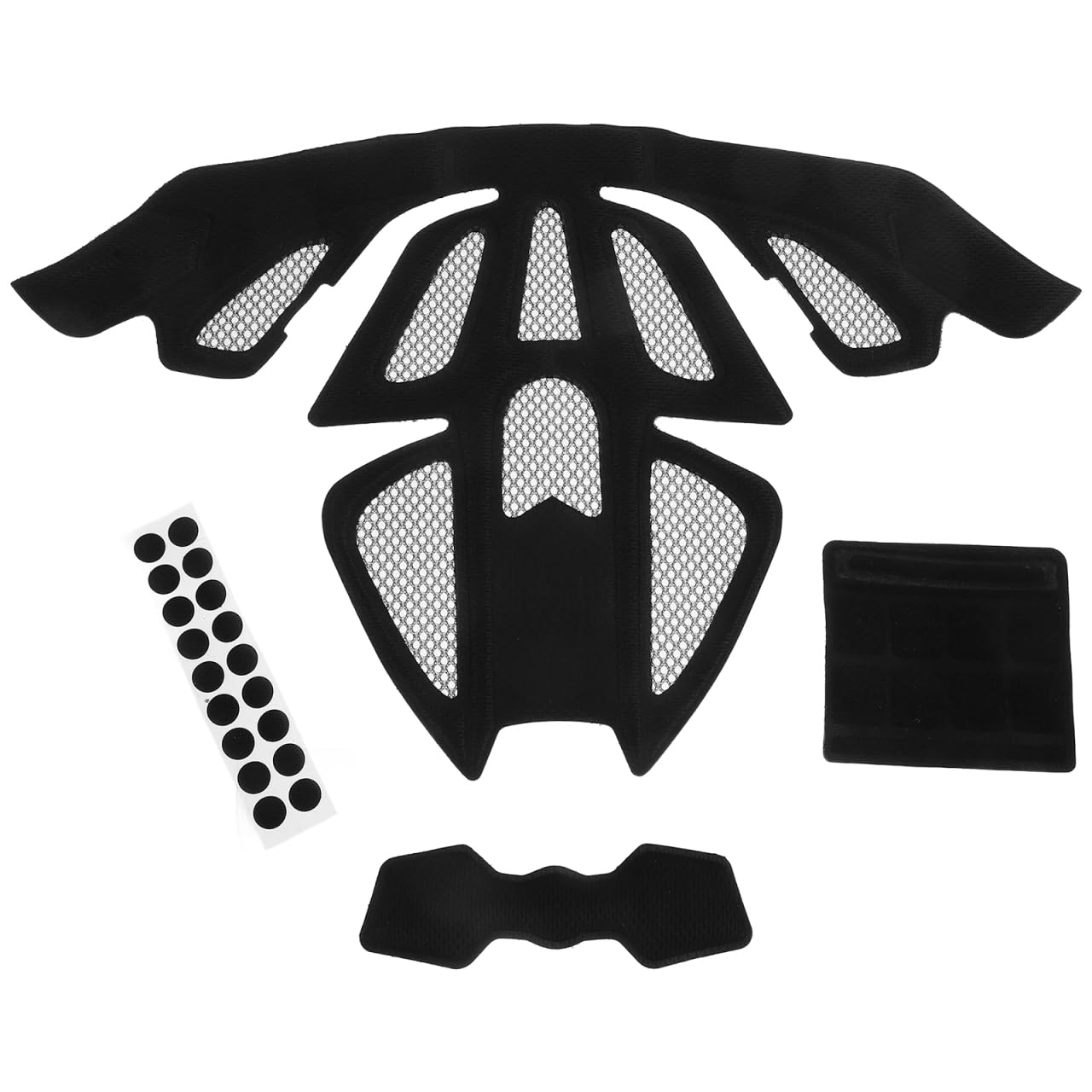 UKCOCO Bike Helmet Pads Replacement Kit Cycling Helmet Liner Cushions with Adhesive Pads Universal Padding Kit for Bicycle Motorcycle and Riding Helmets Lightweight Comfort