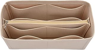 Make Up Organizer Filz Einsatztasche Für Handtaschen Reisen Innenhandtasche Tragbare Kosmetiktasche Filz Organizer Mit Organisatorischem Einsatz Mit Reißverschluss