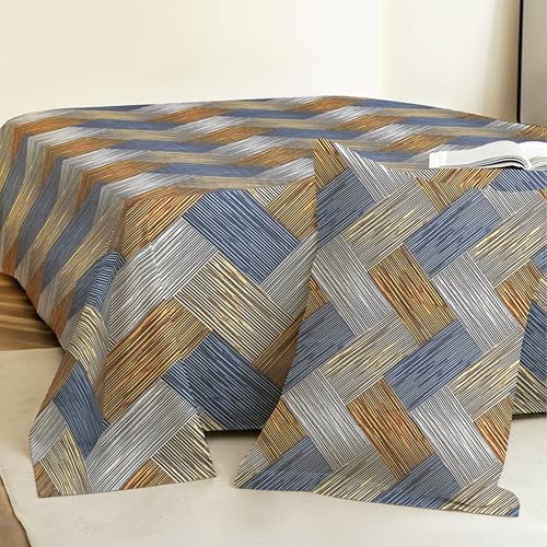 Image of Weave & Decor Cotton Bedsheet for Single Bed 90x60 Inches Soft and Breathable, Includes 1 Pillow Cover 20x30 Inches