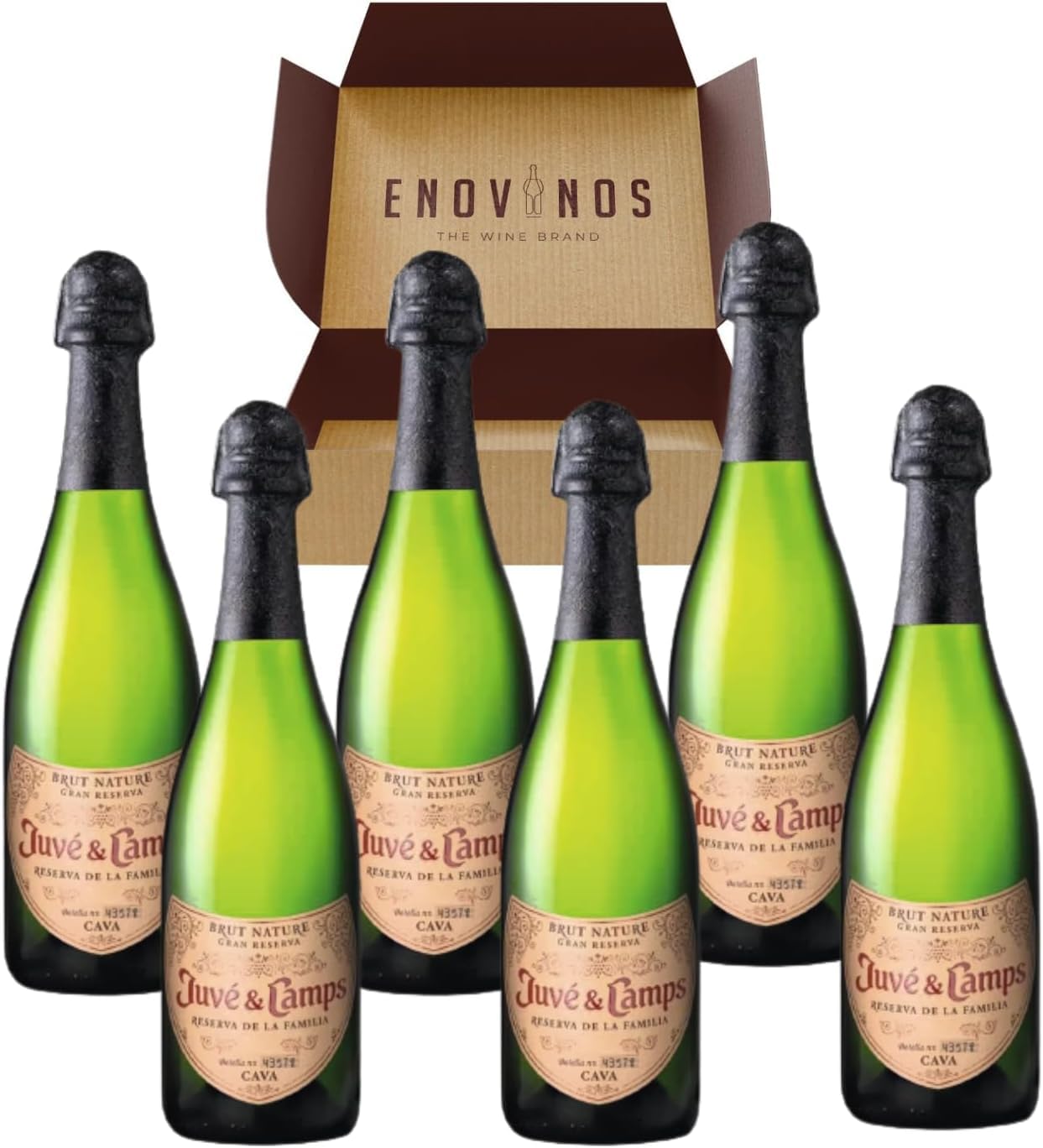 Cava Juvé & Camps Reserva Familia | 6 Botellas Espumoso Juve Camps x75 cl | Mejor Selección ENOVINOS