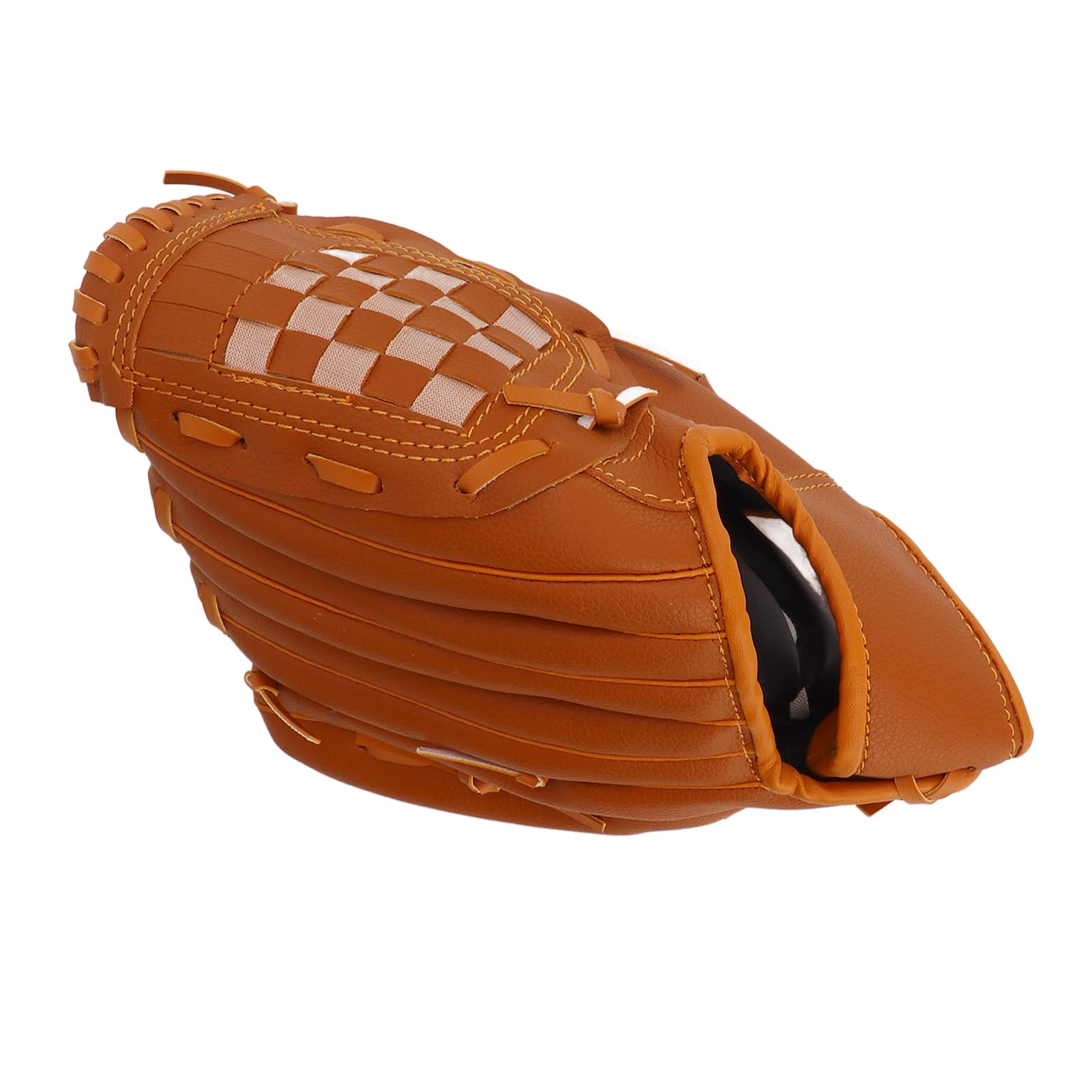 Gants De Baseball De Sport, Gant De Baseball pour Enfants, Gant De Baseball pour Adultes, Gants De Softball, Gants De Baseball en PVC Marron pour Enfant, Adulte, Entraînement en Plein Air.