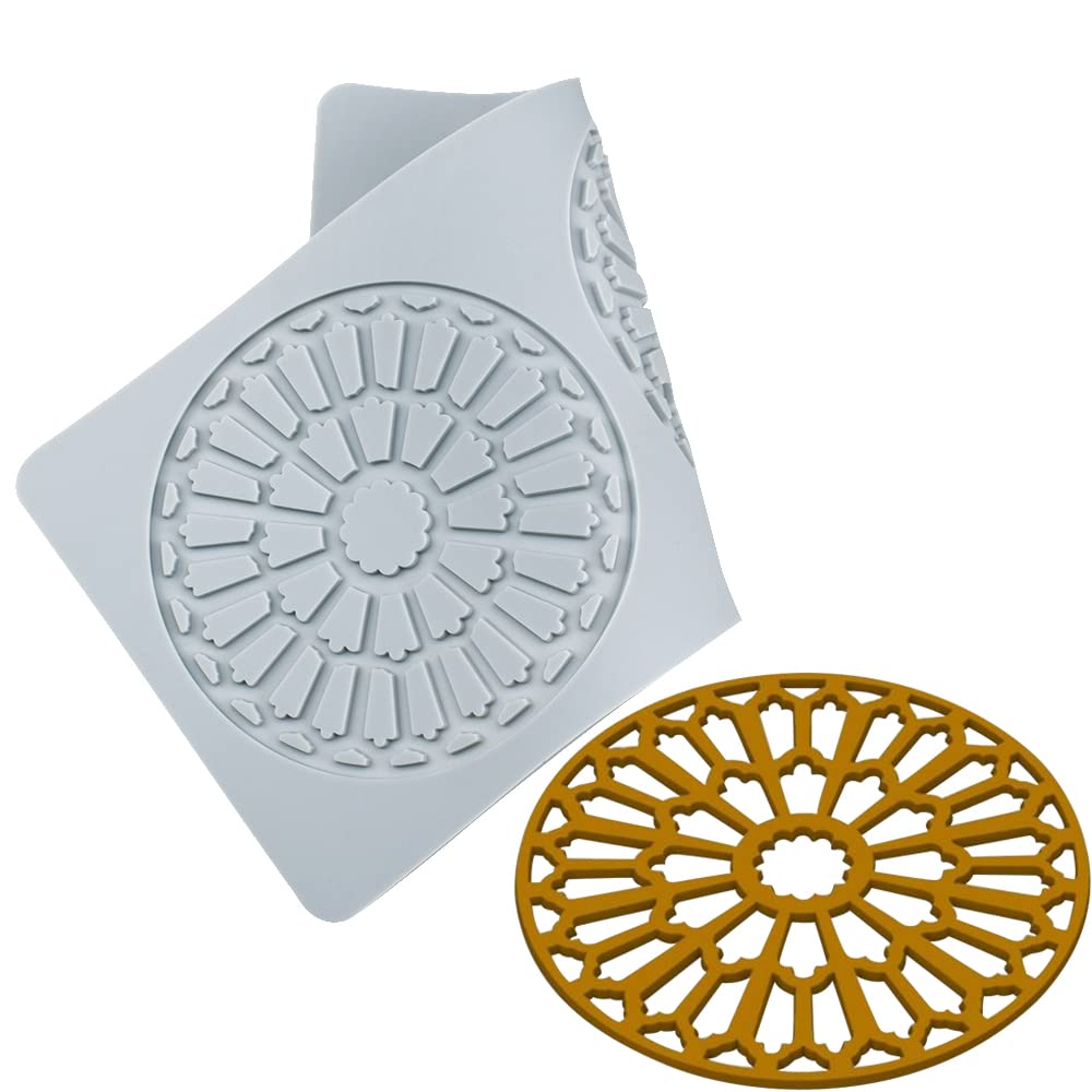 Amazon | シリコンレースマット、シュガークラフト印象型食用ケーキ